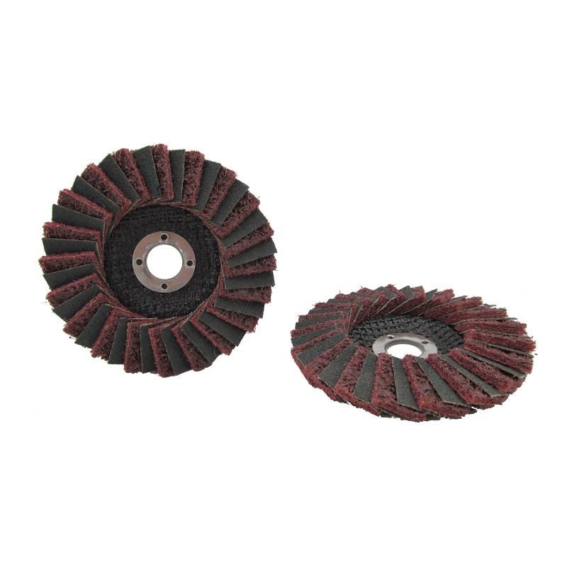 Fine Grit Surface Conditioning Flap Disc Interleafed Sanding Cloth