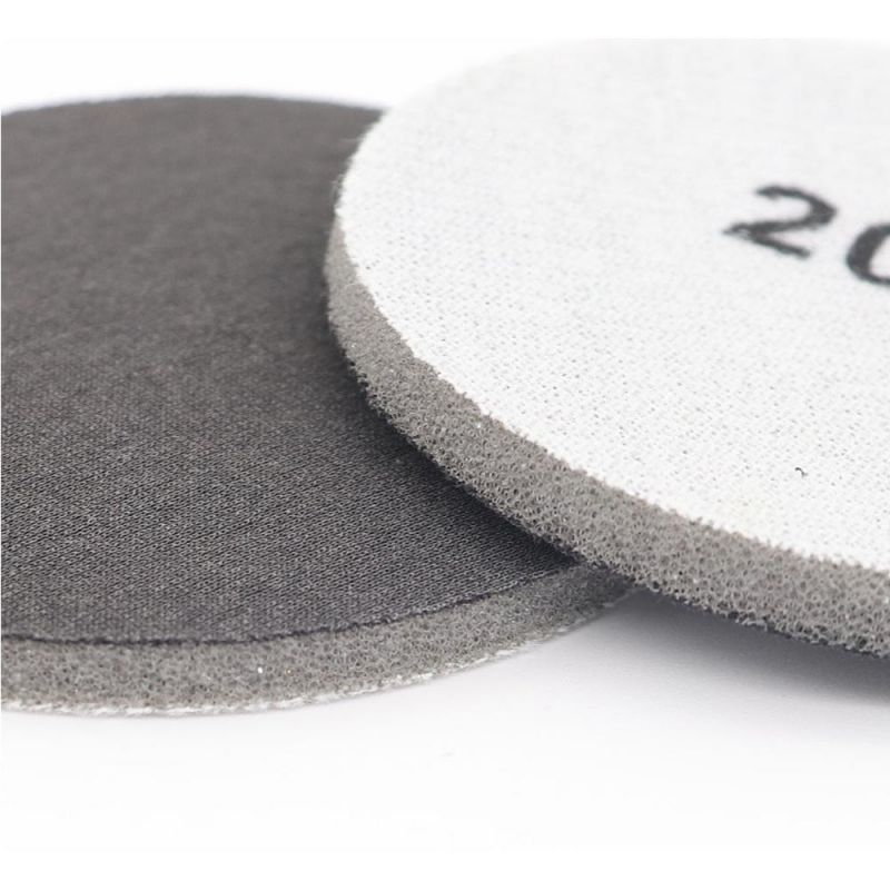 Foam Polishing Pad Wear Resistant Alumina Abrasive Sponge Sanding Pads3-6 Inches 75-150mm