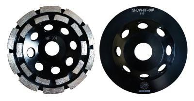 Stone Polish Segmented Turbo Double Row Diamond Grinding Wheel Disc