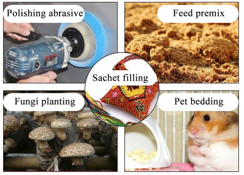 Water-Absorbing and Odor-Resistant Sachet Filled with Polished Pet Bedding Corn COB