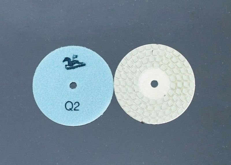 Top Manufacturer Qifeng Power Tool 4 Steps Diamond Polishing Pad for Granite& Marble