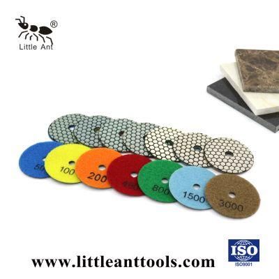 80mm Diamond Dry Polishing Pads for Marble, Granite
