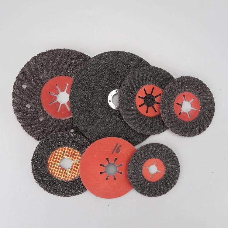 Aluminum Oxide Abrasive Fiber Metal Sanding Flap Disc for Polishing