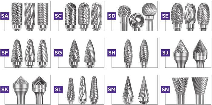 Tungsten Carbide Burrs for Aluminum with excellent endurance