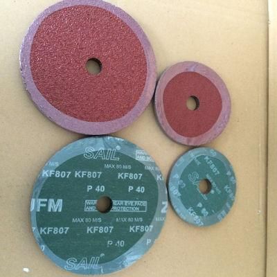 Aluminum Oxide 0.8mm Fiber Discs for Metal Polishing