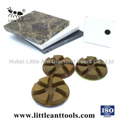 3-Inch Metal Resin Diamond Floor Polishing Pad for Concrete