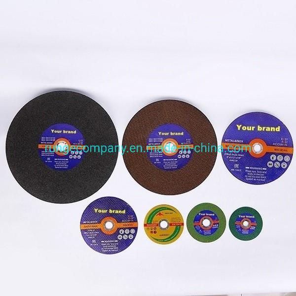 Power Tools Accessories 14inch 355mm Metal Cutting Disc with Type 27 for Steel, Stainless Railway Track Sheet Metal