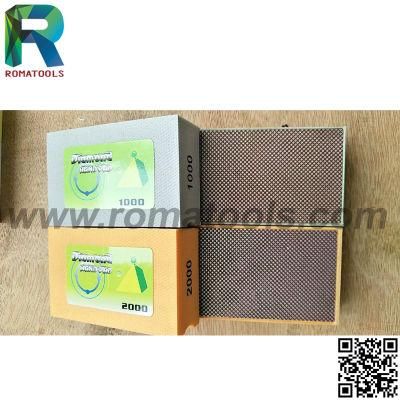 60-400# Grit Diamond Hand Sanding Polishing Pads for Stone Marble Glass Granite