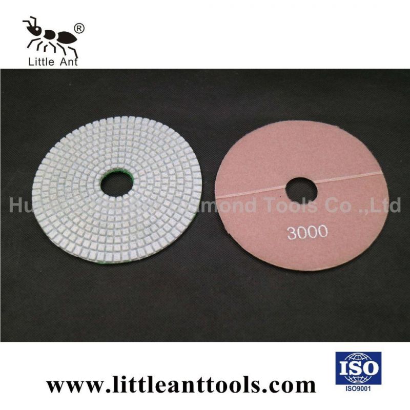 White Pad for Engineered Stone 5" Wet Polishing Pad