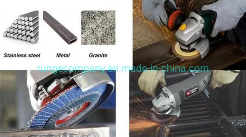 Premium Power Electric Tools Parts Aluminum Flap Disc Sanding Grinding Wheel 4′′x5/8′′ Grit 80