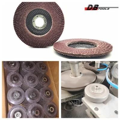 5&quot; 125mm Flap Disc Wheel Emery Disc 22mm Hole Aluminum Oxide T29 T27 for Edge Grinding