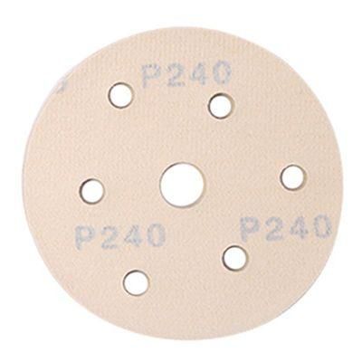 Yellow Gold 180 Grit 4inch Alumium Oxide Abrasive Hook and Loop Sanding Disc