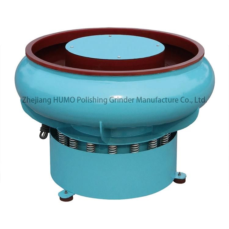 Vibratory Finishing Machine with Curved Wall Bowl Ceramic Polishing Machine 300L