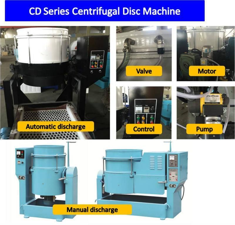 50L Centrifugal Disc Finishing Polishing Deburring Machine