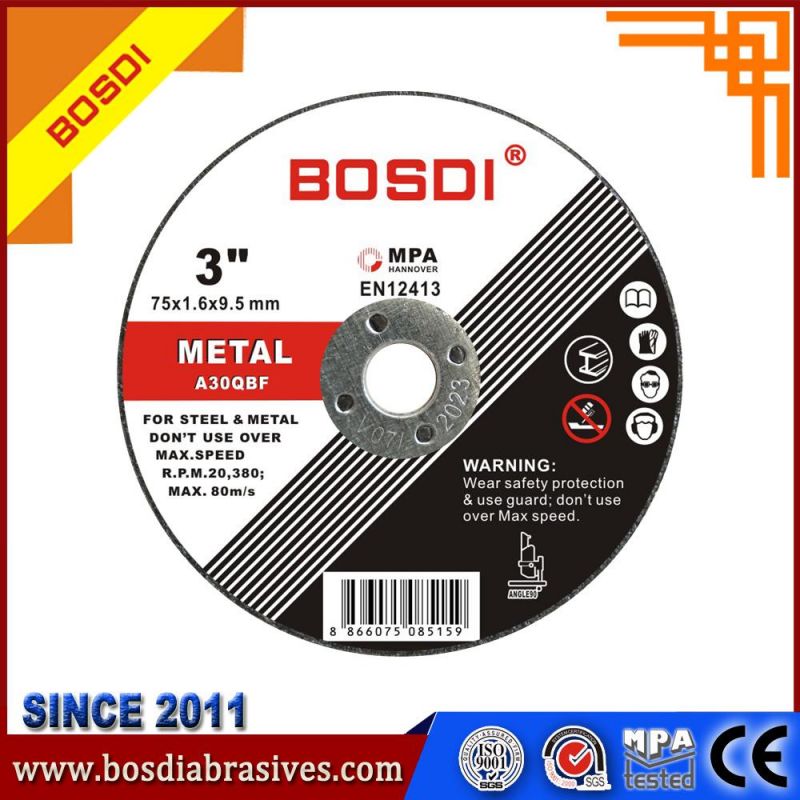 355X3.5X25.4 Chopsaw Flat Cutting Wheel for Stainless Steel, Metal, Steel, Stone. High Quality Best Price, Bosdi Cutting Wheel Popular in Europe.
