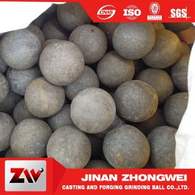 20mm-150mm 60mn Wear-Resistant High Cost Effective Forged Grinding Steel Ball for Mining