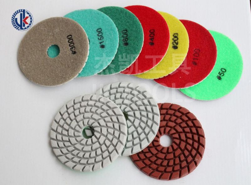 Wet Diamond Flexible Polishing Pad for Granite