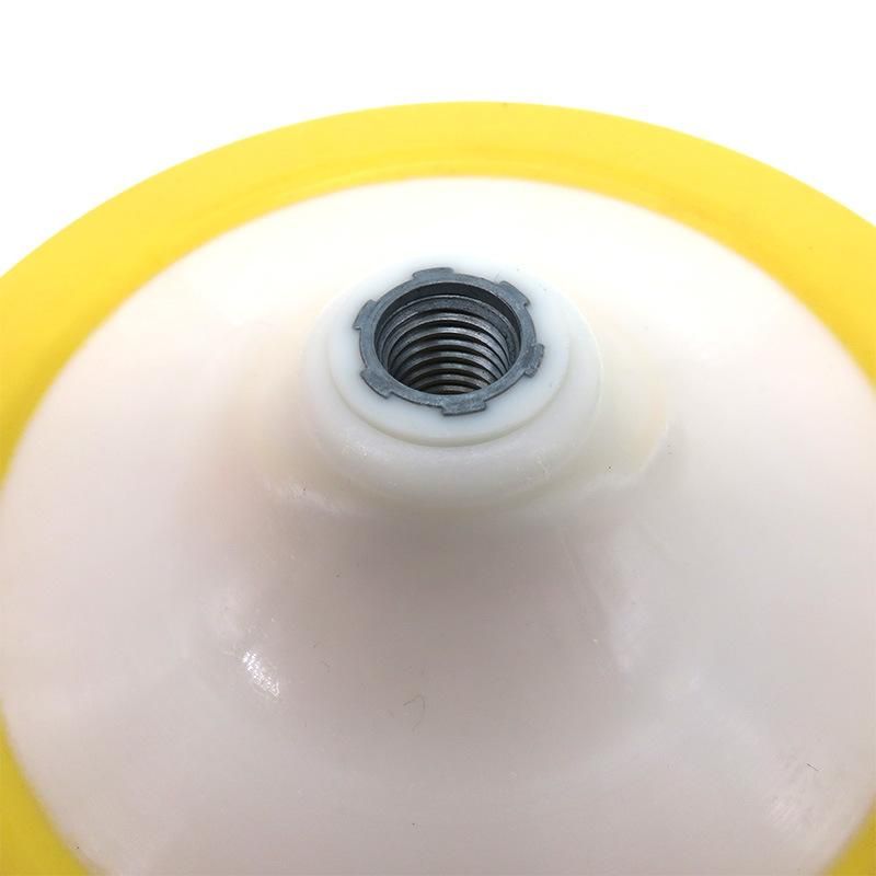 7 Inch 5/8"-11 Thread Hook & Loop Backing Pads for Recessed Foam Pads and Wool Buffing Pads