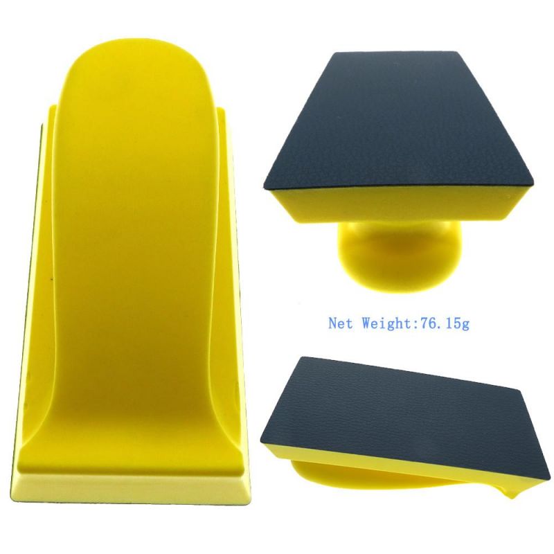 70X134mm Sticky Vinyl PU Foam Handing Sanding Block Hand Pad for Psa Sanding Discs