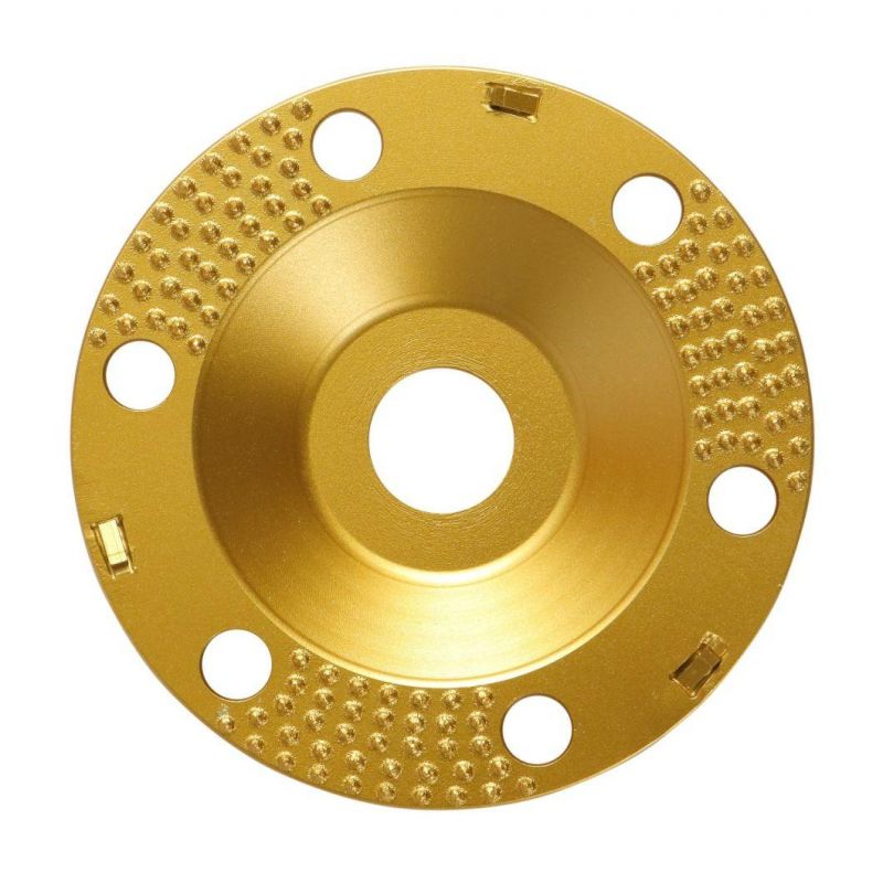 Richoice 125mmx22.2mm New Type Sandwich Brazed Remove Polishing Paints and Adhesives Ceramic Diamond Grinding Cup Wheel
