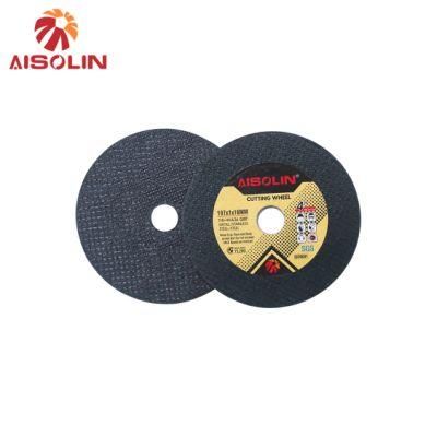 Certificate ISO9001/MPa Safe Flat Type Metal Fiber Discs 4 Inch Power Tooling Cutting Wheel