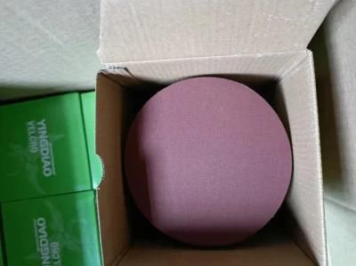Red Pet Film Abrasive Velcro Sanding Disc