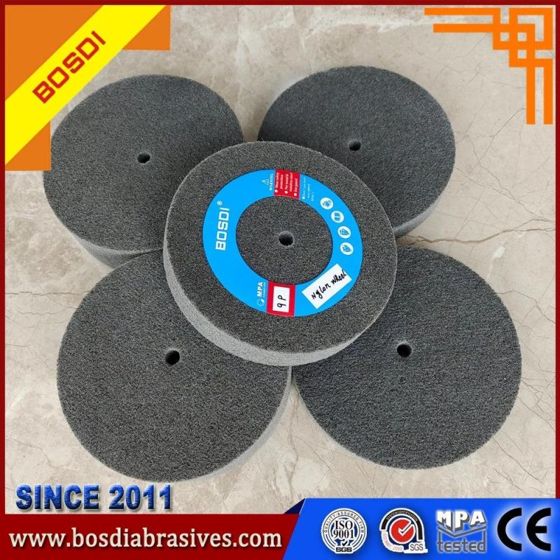 4"X12 Abrasive Nylon Flap Disc/Wheel Polishing for The Magnesium Aluminum Alloy, Magnalium,Titanium Alloy,Stainless Steel,Copper,Tile,Stone,Wood,Cemented Carb