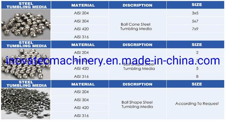 Cheap Diagonal Vibratory Mass Finishing Tumbling Stainless Steel Media UK