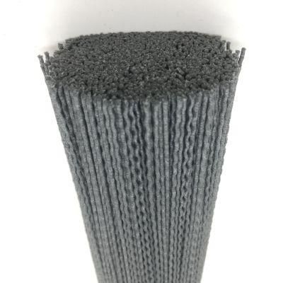 Sic Silicon Carbide Grit 240# 0.75mm PA612 Wavy Crimped Abrasive Filaments for Textile Industry Sueding Roller Brush
