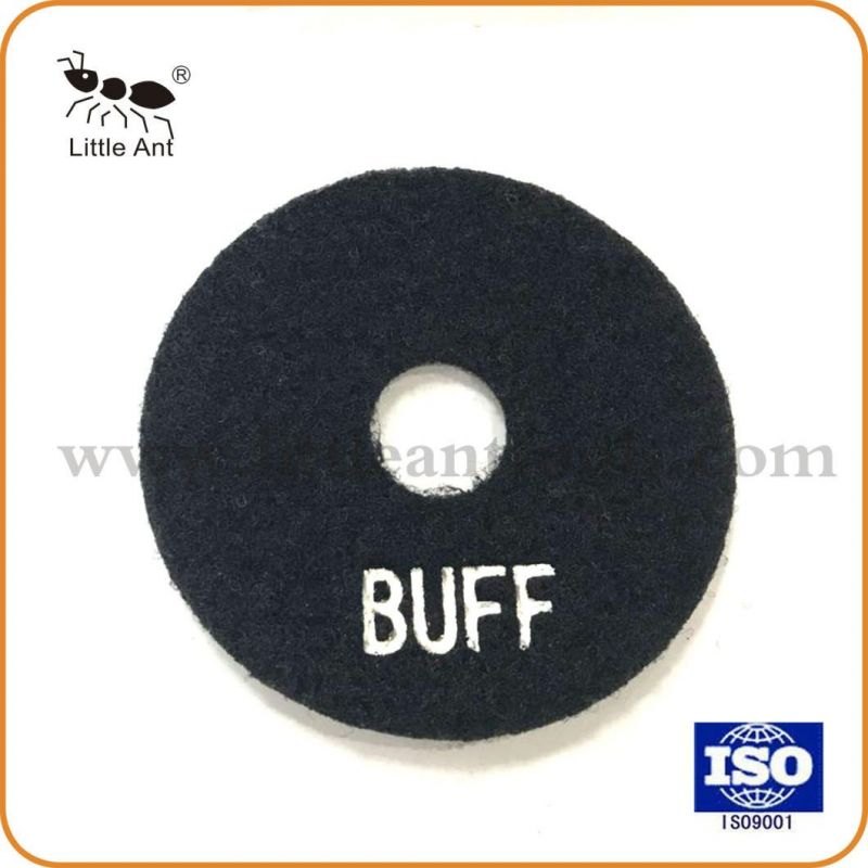 3 Inch Diamond Polishing Pads, White/Black Buffing Pads