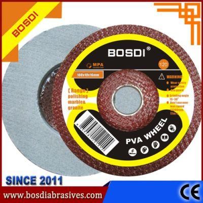 PVA Polishing Wheel/Disc, Grinding&Polishing Stone, Marble, Granite, Quartz Stone, Glass, Slate, Blackstone etc