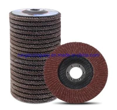 Hardware and Power Tools 4.5&quot; X 7/8&quot; Premium High Density Aluminium Oxide Type 29 Flap Disc 60 Grit