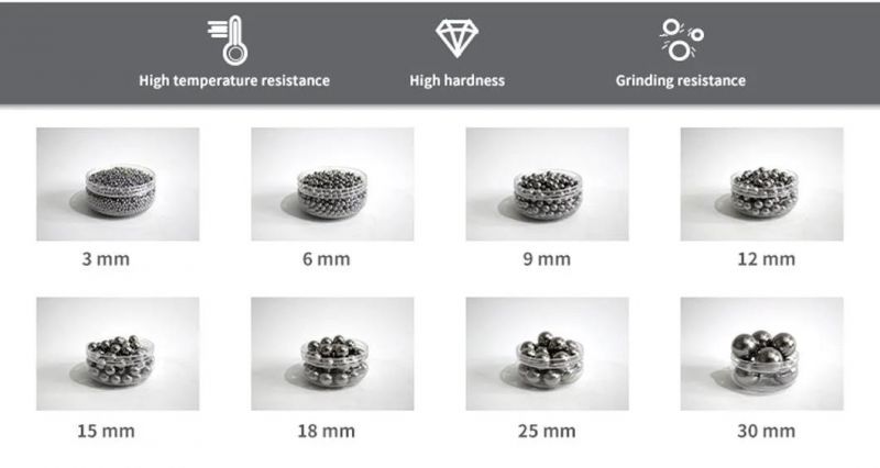 Corrosion Resistance 304 Stainless Steel Grinding Balls Size 5mm for Planetary Ball Mill Machine