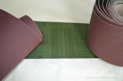 Waterproof Calcined Aluminum Oxide Abrasive Cloth/Belt Gxk51-F
