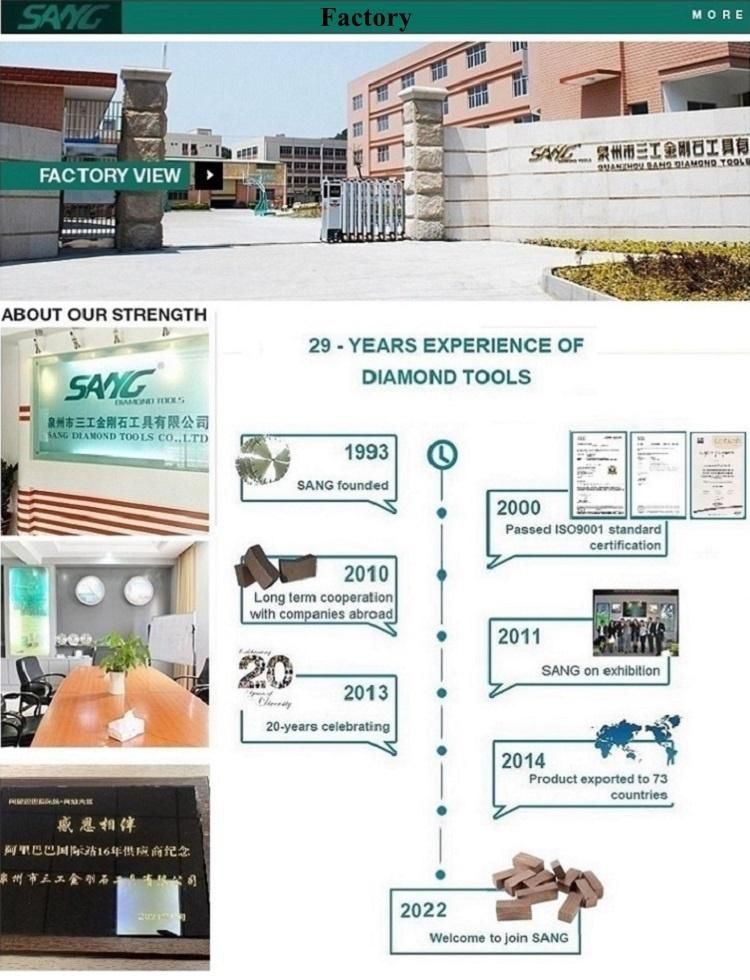 Granite Stone Block Cutting Tool Saw Blade Diamond Segments