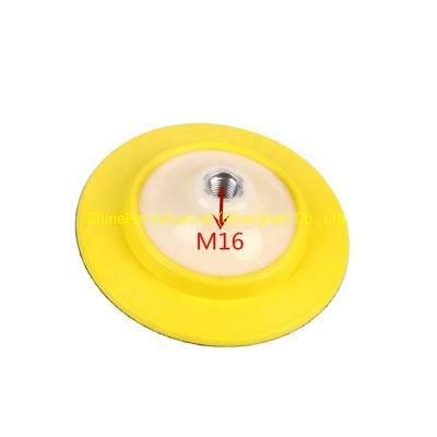 M16 Car Detailing Da Polisher PU Backing Plate Pad with Soft Edge