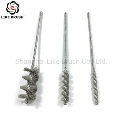 Double Stem Double Spiral Aluminum Oxide Wire Spiral Brushes