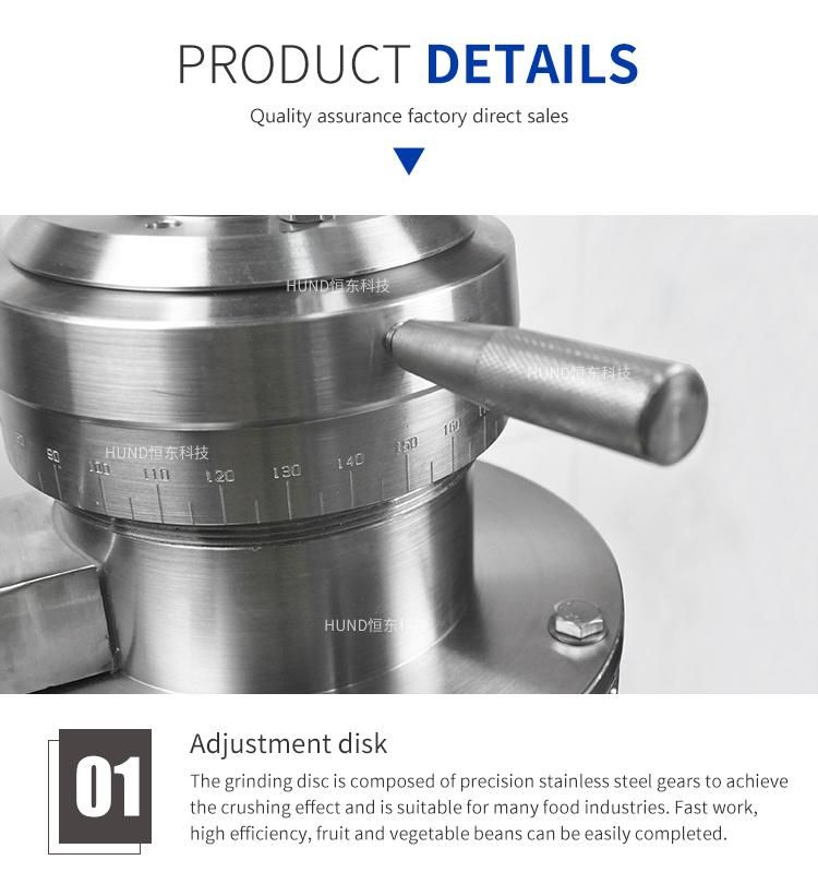 Sanitary Peanut/Sesame Paste Making/Grinder Machine with Protect Shell