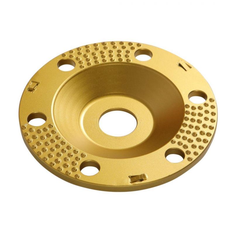 Richoice 125mmx22.2mm New Type Sandwich Brazed Remove Polishing Paints and Adhesives Ceramic Diamond Grinding Cup Wheel