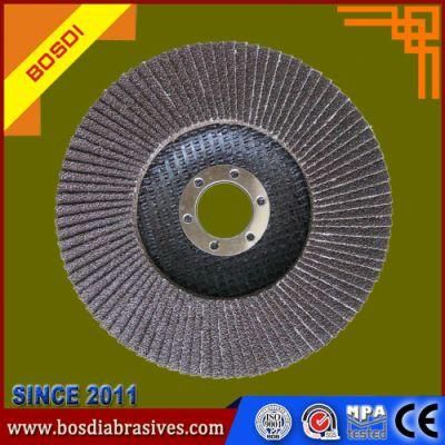 4&quot; Flap Disc/Wheel/Disk, 100X16mm, Polishing Abrasives for Stainless Steel/Copper/Aluminum/Metal Products etc