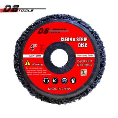 4&quot; 100mm Black Clean and Strip Disc for Remove Paint Ss Plastic Cover T27