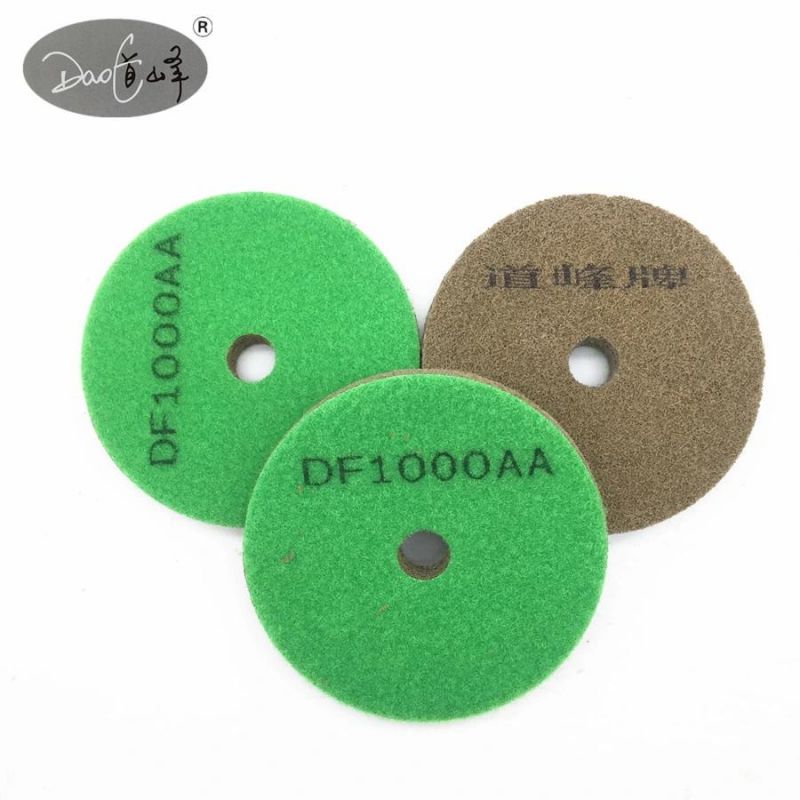 Daofeng 4inch 100mm Marble Polishing Pad for Marble Quartz