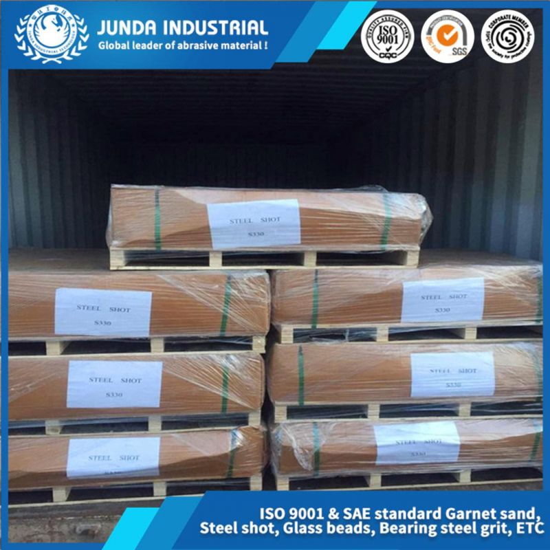 America SAE-J444 Standard Good Fullness Cast Carbon Steel Shot S330 for Shot Peening and Descaling