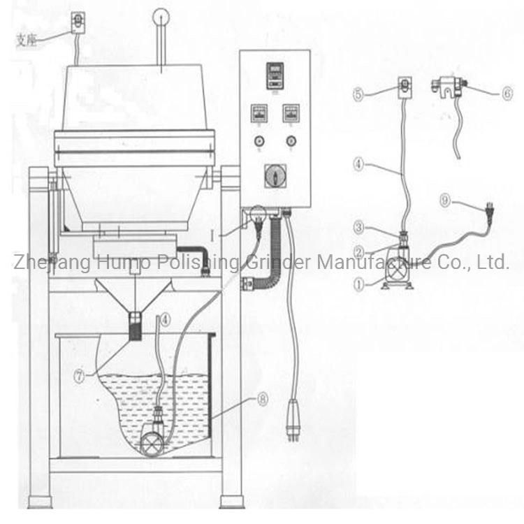 Best Seller Watchmaking Wet Deburring or Dry Polishing Centrifugal Disc Finishing Machine