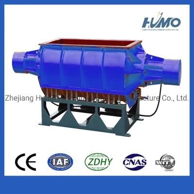 Curved Wall Linear Type Vibratory Finishing Machine Tub Vibratory Deburring Equipment