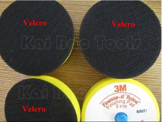 3inch Velcro Abrasive Backup Pad with Thread M6