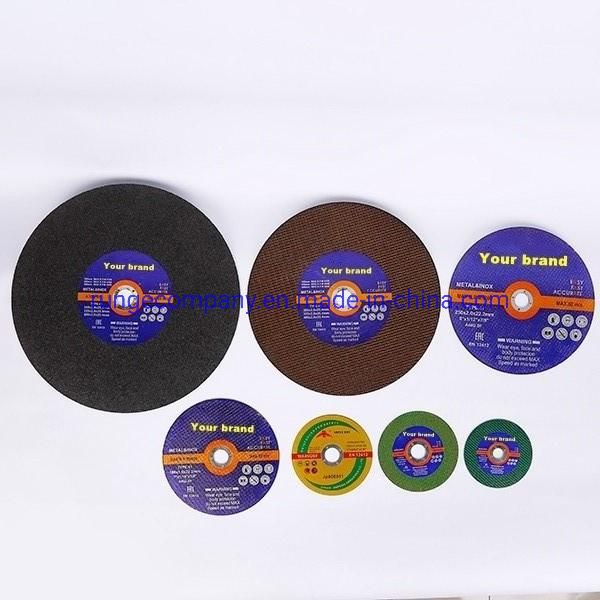 Power Electric Tools Accessories 5" Abrasive Grinding Wheel European Standard Cutting Discs for Stainless Processing