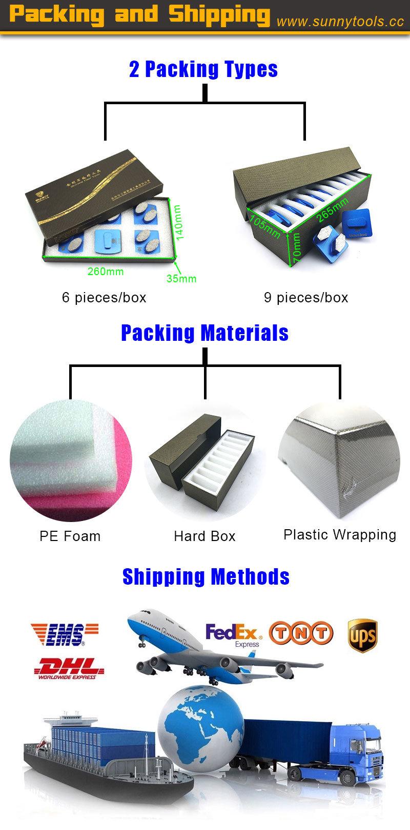 Hexagon Segment Diamond Tools for Concrete Floor