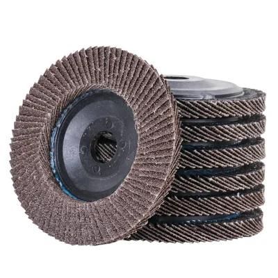 Bulk Buy High-Temperture Calcined Abrasive Plastic Backing Flap Disc Grit 80# Overflow Edges 180mm