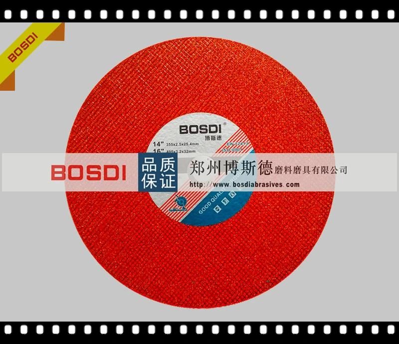 Bosdi 14inch Red Cutting Wheel for Metal and Steel